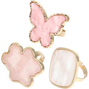 Ring Cosmetic Makeup Mixing Plate Nail Art Palettes, Nail Art Ring Polish Mix Makeup Mixer Plate 4pcs Resin Nail Color Toning Plate Ring DIY Color Plate