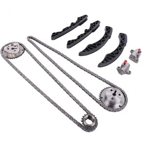 Timing Chain Kit 13143AA110 Chain & Tensioner & Rail Compatible with Subaru Forester Impreza BRZ WRX Outback Scion FR-S 13143-AA110 13142AA103 13141AA090