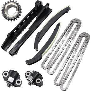 HiSport Engine Timing Chain Kit - Compatible with Ford Expedition F-150 F-250 Super Duty F-350 Super Duty Lincoln Navigator Mark LT 5.4L - Replacement 9-0391SB
