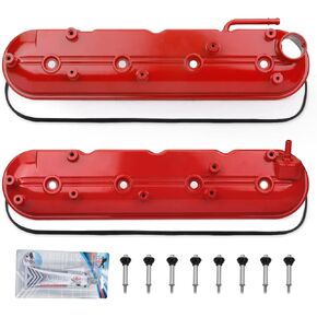 Engine Valve Cover Compatible With 2009-2019 Chevy Silverado Suburban Tahoe Camaro Colorado SS Avalanche GMC Sierra Savana Yukon Cadillac Escalade 4.8L 5.3L 6.0L 6.2L 12642655