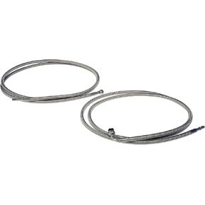 Dorman 819-875 Front Flexible Stainless Steel Braided Fuel Line Compatible with Select Chevrolet / GMC Models (OE FIX)
