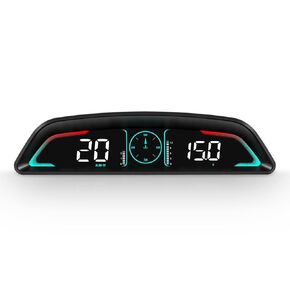 OBD2 Gauge Display,Head Up Display for Cars,Speedometer with Speed,Engine RPM,Clock,Overspeed Alarm,Water Temperature Alarm,Fatigue Driving Reminder,Fits Most Post-2008 Models