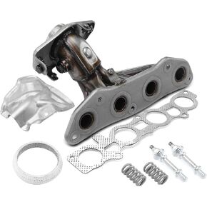 A-Premium Engine Exhaust Manifold Kit W/Gaskets & Studs & Springs [DOHC 4Cyl 1.6L] Compatible with Nissan Versa 2009 2010 2011, Replace# 14002EE00A