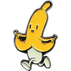 Banana Split Enamel Lapel Pin