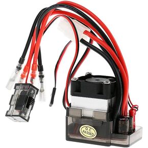 Acxico 1Pcs for RC Car Truck 7.2 V-16 V 320A High Voltage ESC Brushed Speed Controller Set