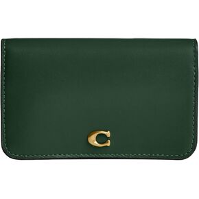 COACH Women's Slim Card CASE, B4/Hunter Green in Kuwait