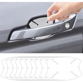 10PCS Clear Car Door Handle Protectors, Anti-Scratch TPU Guard Stickers, Car Door Handle Paint Protection Films, Universal Door Bowl Protection Accessories for Most Vehicles