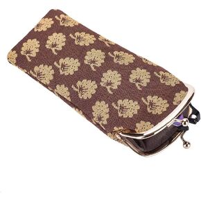 Signare Tapestry Glasses Case for Women Eyeglass Pouch With Jane Austen Design (GPCH-JANE)