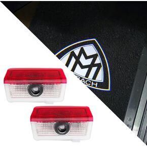 2PCS Car Door Logo Lights Projector Non-fading LED Puddle Lamp Compatible For Maybach Accessories W221s280 s300 s350 s400 s450 s500 s600 s63 s65 s250 s320 s420