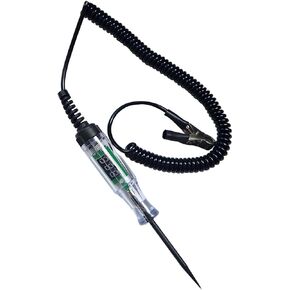 Automotive Test Light, Car Circuit Tester with 3-48V DC Digital LED Display, Vehicle Bidirectional Voltage Electric Test Pen with Extended Spring Wire, Universal for SUV, Truck, RV