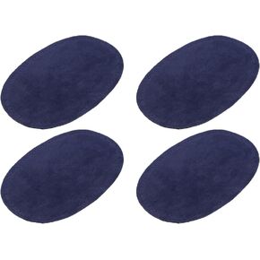 2 Pairs Sew on Fabric Patches Elbow Knee Patches Oval Patches for Clothing Repair Patches Sewing Appliques Grey