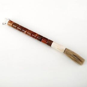 Artissance Approx. 20" W Red Jade, Indoor Home Accent Décor Calligraphy Brush, Small