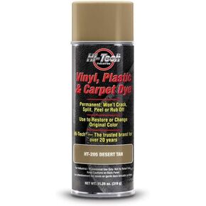 HI-TECH Vinyl, Plastic, and Carpet Dye - Color Restorer for Leather, Upholstery, Fabric, and Automotive Surfaces - Desert Tan (1 Pack)