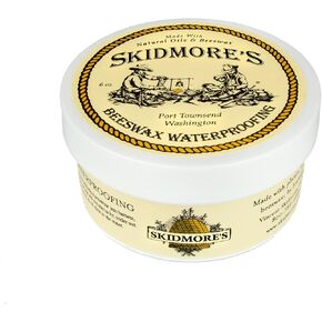 Skidmore's Premium Beeswax Waterproofing | Natural and Non-Toxic Formula Prevents and Protects Your Leather and Wood from Water Damage | Made in USA | 6 Oz