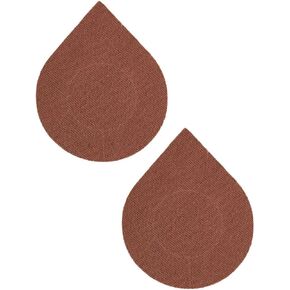 BUTTCHIQUE Cinnamon Pasties (Pack of 4 Pairs) | Stick-On Pasties For Complete Coverage | Easy To Apply, Waterproof, Sweat-Proof, Safe to Use Directly on Skin | 100% Cotton