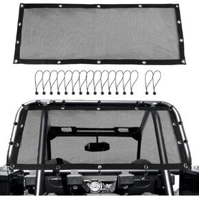 MARCHFA UTV Rear Window Net Soft Window Mesh Comaptible for RZR 570 800 1000 900 for 2015-2022 RZR XP Turbo (2 Seats) Sunshade Mesh Cover for 2014-2021 RZR XP 1000 UV Resistant Prevent Dirt Mud