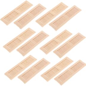 6X 2X 12th Mini Windows Shutter Dollhouse Furniture DIY Scene Decoration