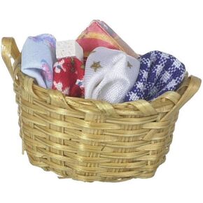 Dollhouse Miniature Laundry Basket