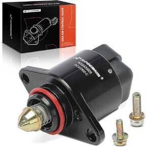 A-Premium Fuel Injection Idle Air Control Valve Compatible with Chevrolet Chevy 1994-1995 2004-2012, Optra 2006-2010 & Pontiac G3 2007-2008 - 1.4L 1.6L 2.0L, Replaces# 17108187