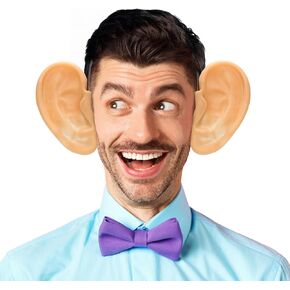 FunisFun Oversized Jumbo Fake Ears Giant Pig Ears Funny Headbands for Halloween Christmas Party Costume Accessories