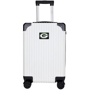 Denco NFL Unisex-Adult Two-Tone Premium Carry-On Hardcase Luggage Spinner