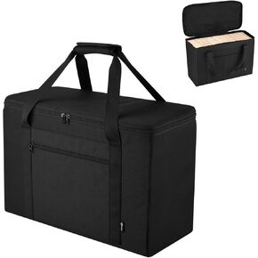 Cosmos Stacking Game Block Storage Bag Compatible with Giant Tumble Tower Blocks, Replacement Bag Carry Case for 56 Pcs Large Tumbling Timber, Stacking Block Organizer Tote, Wooden Blocks NOT Included