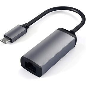 محول Satechi من الألومنيوم من النوع C جيجابت إيثرنت - متوافق مع 2022 MacBook Pro/Air M2، 2021 MacBook Pro M1، 2020 MacBook Air/Pro M1، 2021 iPad Pro M1 (ذهبي وردي) in Kuwait