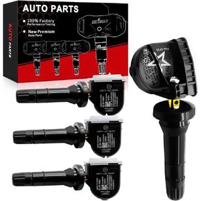 Pre-Programmed TPMS Sensor 315Mhz Fits for:-Chevrolet Suburban Avalanche Aveo Captiva Sport Equinox Malibu,for:-GMC Canyon Yukon XL for:-Pontiac g8 OE#13598771 13586335(4Pcs)