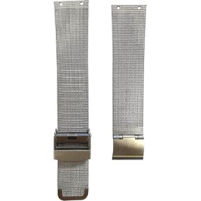 NZZXTO Replacement Watch Band for Bering Unisex Watch with Screw slim strap 20mm-18mm (hole spacing 12MM)