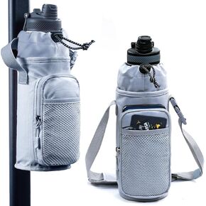 Magnetic Gym Bottle Bag - Magnetic Bottle Holder - Gym Phone Holder - Bottle Sling Bag - Gym Gear -Gym Bag Essentials