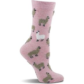 Llama Socks for Women with Fuzzy Llamas - Llama Lovers Gift - 2-Pack