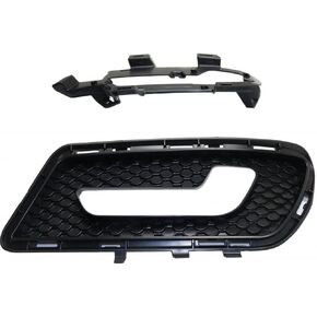 For Mercedes-Benz E350 / E550 Fog Light Trim 2010 11 12 2013 Driver and Passenger Side Pair/Set | Primed | w/Light/AMG Styling Package | DOT/SAE | MB1038137 + MB1039137