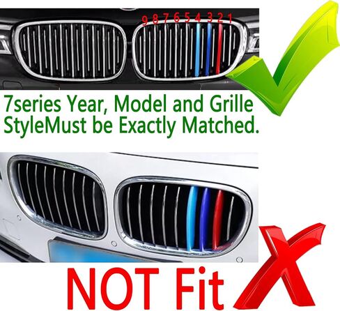 Automotive Grille Inserts for BMW 7 Series 2020-2023 G11 (ONLY Fit 8-Beam),Front Grille Accessories in Saudi Arabia
