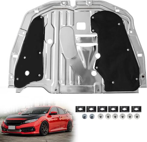 74110-TBA-A00 Engine Splash Shield Guard Under Car Shield Cover Board Compatible with Honda Civic 2016 2017 2018 2019 2020 2021 Replace 74110-TBA-A00 90674-TY2-A01 in Saudi Arabia