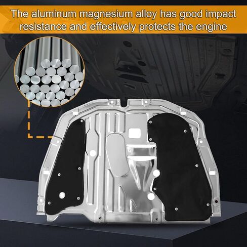 74110-TBA-A00 Engine Splash Shield Guard Under Car Shield Cover Board Compatible with Honda Civic 2016 2017 2018 2019 2020 2021 Replace 74110-TBA-A00 90674-TY2-A01 in Saudi Arabia