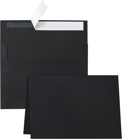 10 Assorted Colors Blank Cards and Envelopes 4.25 x 5.5 Heavyweight Folded Cardstock and A2 Envelopes Self Seal 100 Packs for Invitations, Wedding, DIY Greeting Cards, Thank You Cards in Saudi Arabia