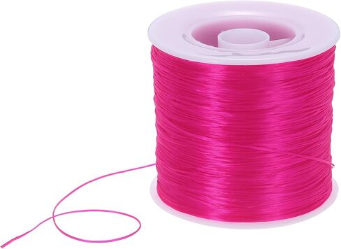 DMiotech Elastic String for Bracelets, 1.5mm Stretchy Strings Stretch Bead Cord Black String Thread for Jewelry Bracelet Making Necklaces Beading DIY Craft, 55m/60 Yards in Saudi Arabia