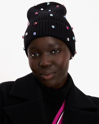 kate spade new york Embellished Beanie, Stylish Hat & Fashion Accessory Cap for Women in Saudi Arabia