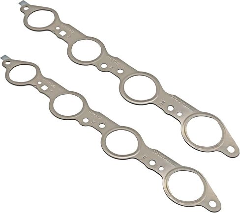 LS Multi Layer MLS Exhaust Manifold Gasket Kit 12617944 Compatible with Silverado Sierra Suburban 1500 2500 HD for Yukon CTS Escalade MLS LS LQ LM7 4.8L 5.3L 5.7L 6.0L 6.2L (Manifold Gaskets) in Saudi Arabia