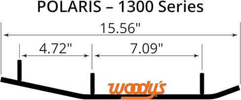 سلسلة Woody's 1300 مقاس 6 بوصات Trail Blazer IV Snowmobile Snow Carbide Runners in Kuwait