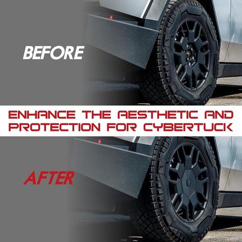 EPAPHRAS غطاء قبعات محور العجلة المركزي لـ Cybertruck 2024 2023 أغطية العجلات تغطية كاملة لملحقات Cybertruck، 4 عبوات in Kuwait