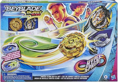 مجموعة معركة التسلق بيرست رايز هايبرسفير فورتكس كلايمب من بي بليد - مجموعة كاملة مع بيستاديوم و2 لعبة قتال علوية و2 قاذفات، للأعمار من 8 سنوات فما فوق in Kuwait