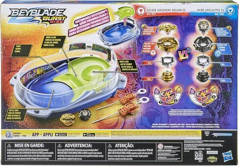 مجموعة معركة التسلق بيرست رايز هايبرسفير فورتكس كلايمب من بي بليد - مجموعة كاملة مع بيستاديوم و2 لعبة قتال علوية و2 قاذفات، للأعمار من 8 سنوات فما فوق in Kuwait