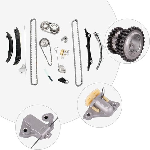 مجموعة سلسلة التوقيت 5184352AF متوافقة مع R-a-m 1500 ProMaster 1500 2500 3500 متوافقة مع Chry-s-ler 200 300 Grand Cherokee 3.6L 2011-2016 5047790AA 5047891AA 6509253AA in Kuwait