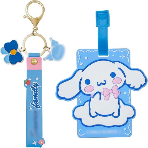 Cartoon Luggage Tags for Travel Bag Suitcase, Luggage Tags Suitcases PVC Travel Bag with Baggage ID Label Tags (Luggage Tag-CIN) in Saudi Arabia