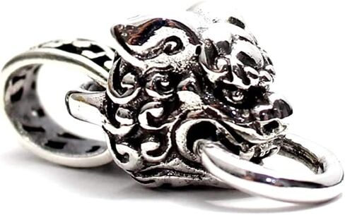 COSUMOSU unique guardian dogs Komainu 925 sterling silver small Pendant in Saudi Arabia
