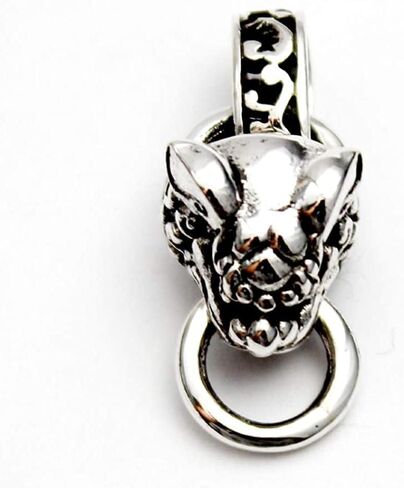 COSUMOSU unique guardian dogs Komainu 925 sterling silver small Pendant in Saudi Arabia
