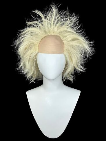 Green Wig with Bald Cap Clown Short Curly Afro Wig Green Ombre Wavy Wig Party Cosplay Costume Wigs Halloween Men Women (Green Wig) in Saudi Arabia