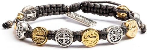 سوار نعمة My Saint My Hero Benedictine - ميداليات مختلطة على حبل أردوازي in Kuwait