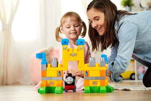 Mega Bloks Thomas & Friends Blue Mountain Team-Up with Big Building Blocks, Building Toys for Toddlers (21 Pieces) in Saudi Arabia
